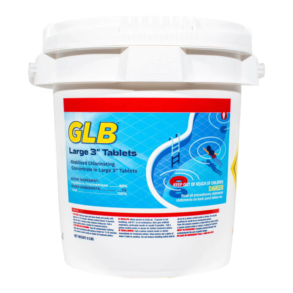 Glb Large 3 Inch Chlorine Tablets 8 Lb