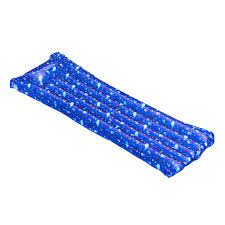 Blue Aquatic Marine Animals Inflatable Pool Raft 72" X 27"