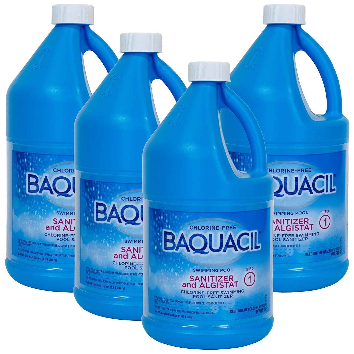 Baquacil Sanitizer case of four 1/2 gallon each