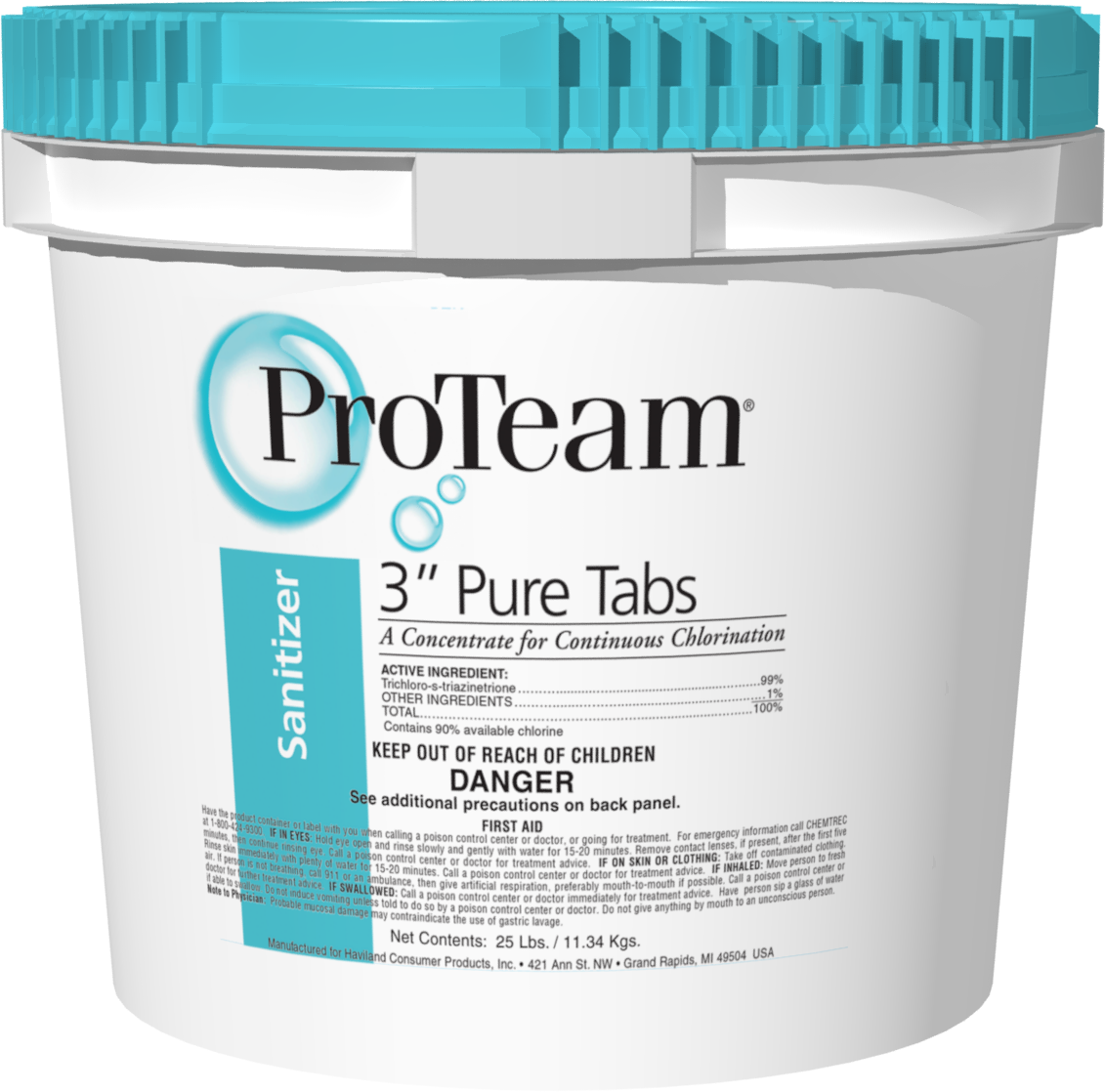 ProTeam 3 Inch Pure Tabs 25 Lb
