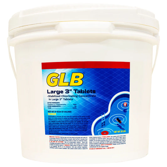 Glb 25 Lb 3 Inch Chlorine Tablets