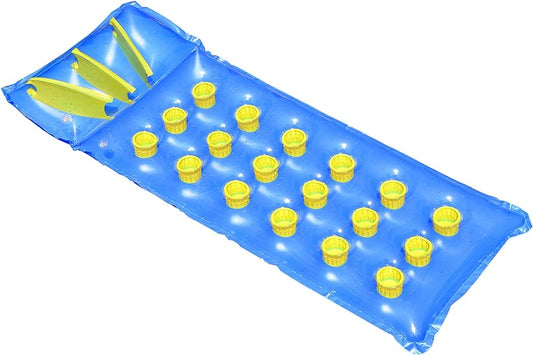 Pocket Matress 76 Inch Inflatable Blue