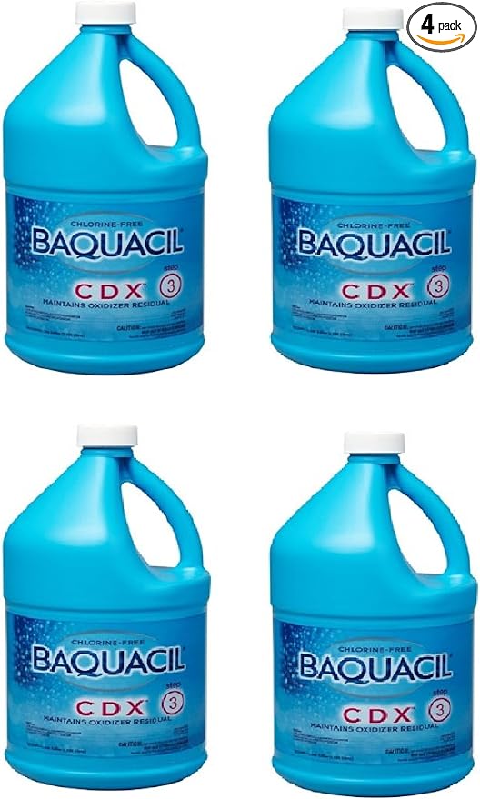 Baquacil CDX case of four 1/2 gallon each