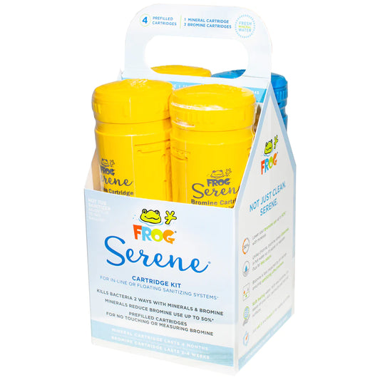 Spa Frog Serene Cartridge Kit 3 Bromine 1 Mineral Cartridge