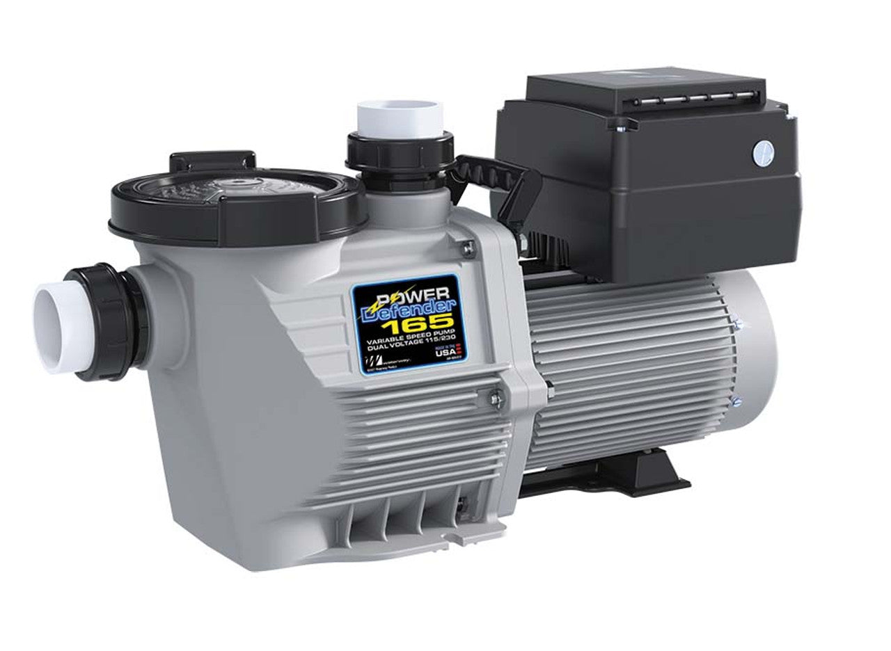 Waterway Power Defender Var. Speed Pump 1.65 Thp Dual Voltage